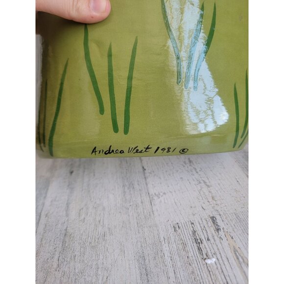 Andrea West 1981 vintage duck plant planter home decor - Picture 8 of 15